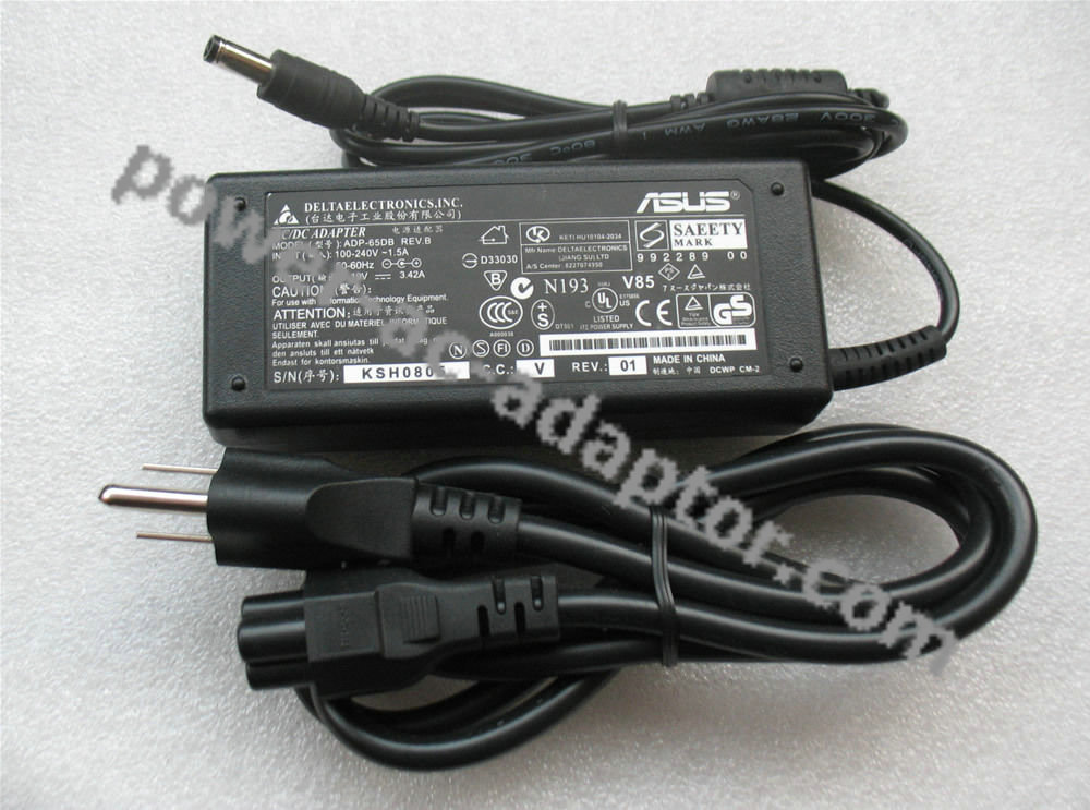 65W AC Adapter Charger for ASUS F7E F7F F7000 F7400 Laptop